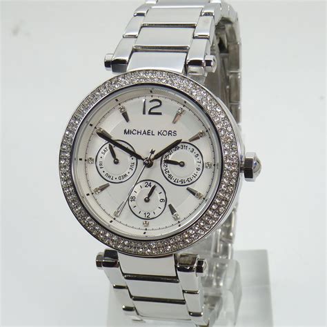 michael kors uhren silber ebay|Michael Kors Silver Wristwatches for sale .